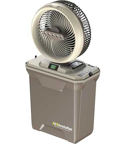 Amazon | FDブランド ミストファン AirRevolution MIST FAN 充電式